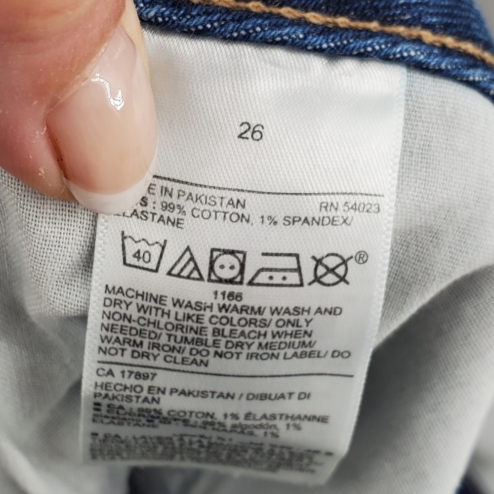 NWT Old Navy curvy straight margarita style crop jeans 26 - Picture 10 of 12